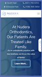 Mobile Screenshot of nuderaorthodontics.com